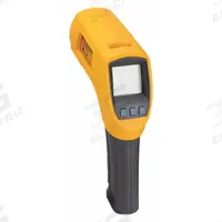 FLUKE Infrared Thermometer: FLUKE-566, Avg/Difference/Max Temp/Min Temp, Adj @ 0.10 to 1.00, -40°. Key specifications — Testing Functions: Average; Temperature Alerts: Low Temperature; Standards: Class II Laser; Resolution °F: 0.1°F; Manufacturer Part Number: FLUKE-566; Mounting Style - NEW: Tripod; Intrinsic Safety - NEW: Not Specified Intrinsically Safe; Includes Work Light - NEW: Work Light Included.
