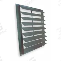 57"H-W 6 1/4"L Extrd Alu Backdraft Dampr: For 54 in Fan, Double Panel, 57 in H, 57 in W, 3 in D (MPN 45C662). Key specifications — Airflow Direction: Horizontal; Blade Type: Flat Blade; Brand: DAYTON; Maximum Air Velocity: 3000 fpm; Mounting Position: Vertical.