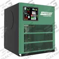 SPEEDAIRE Refrigerated Air Dryer: ISO Class 6, 32 cfm, 115V AC, 1/2 in NPT, 50°F Dew Point, 0.27 kW (MPN 906Y72). Key specifications — attr109787: 115V AC; attr109807: HPRB; attr109762: SPEEDAIRE.