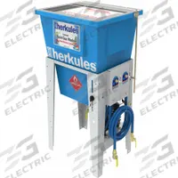 HERKULES Parts Washer: For Solvent/Water-Based Solution Base Type, Auto, 5 gal Drum Capacity, Blue (MPN G205). Key specifications — Cleaning Method: Automatic; For Solution Base Type: Solvent/Water-Based; Tank Material: Plastic; Color: Blue; Filtration Type: No Filtration; Brand: HERKULES.