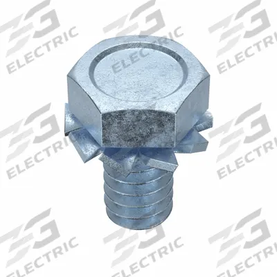 SEMS Screw: External Tooth, #10-24 Thread Size, 3/8 in Lg, Steel, Zinc-Plated - Machine Screws with External Tooth Lock Washers