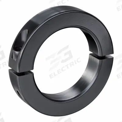 RULAND MANUFACTURING Shaft Collar: 2-Piece, Metric with Inch Bore, Round, Clamp-On - Steel Shaft Collars