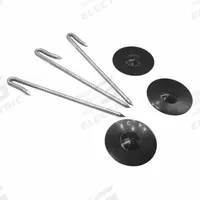 BIRD BARRIER Hooks and Sinkers: Black, Aluminum, 100 PK (MPN SP-EX20). Key specifications — attr1021243: Aluminum; attr1021228: BIRD BARRIER; attr1021229: Black.