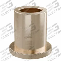 Flanged Sleeve Bearing: Bronze, SAE 841, 8 mm Bore, 12 mm OD, 16 mm Lg, -35°F to 300°F, 10 PK (MPN FFM0812-16B). Key specifications — System of Measurement: Metric; Material Grade: SAE 841; Flange Type: Flanged; Brand: OILITE.