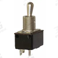 EATON Toggle Switch: 3 Position, 2 Connections, SPST, Spade Terminals Connection, 7500 Series (MPN 7501K15). Key specifications — AC Contact Rating: 10 A @ 250 V; Switch Function Configuration: On/None/Off; Brand: EATON; Series: 7500; Horsepower: 1/2 hp @ 125V AC.