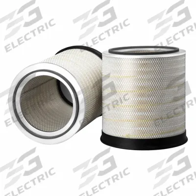 FLEETGUARD Air Filter: Round-Oval, Round, Axial Seal, 17 19/32 in Outside Dia - Round/Oval Engine Air Filters