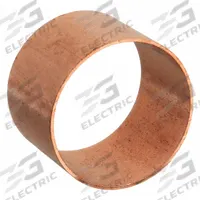 NIBCO Sweat Fitting Coupling: 2 in CTS x 2 in CTS, Cup x FTG, Dimple Center Stop, Wrot Copper (MPN 901 2)