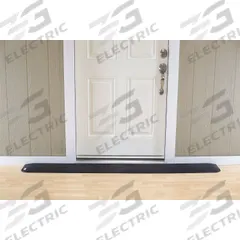 EZ EDGE Door Ramp: 82 in Lg, ADA Compliant, Black, Rubber (MPN MRAEZ0080). Key specifications — Brand: EZ EDGE.