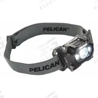 PELICAN Headlamp: 289 lm Max. Brightness, 11 hr Max Run Time, 101 m Max Beam, 3 Light Outputs, Black (MPN 2760C). Key specifications — Brand: PELICAN; Battery: Includes 3 AAA.