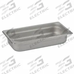 SPRING USA Food Pan: Third Size, Rectangular, 1.8 ga Gauge, 2.63 qt Capacity, 12 7/8 in Overall Lg (MPN 522-66/13). Key specifications — Brand: SPRING USA; Dishwasher Safe: Yes; NSF Certified: No; Product Type: Food Pan; Manufacturer Part Number: 522-66/13.