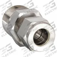 PARKER Compression Fitting Adapter: 5/8 in OD x 1/2 in Pipe Fitting Size, Compression x MNPT (MPN 10MSC8N-316). Key specifications — Compatible Fitting Brands: Parker A-LOK; Brand: PARKER.