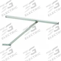 Overhead Door Holder: Overhead - Mounted, 3/4 in Wd, 2 7/8 in Overall Ht, Stainless Steel (MPN 454H-US32D). Key specifications — Brand: GLYNN-JOHNSON; Color: Gray.