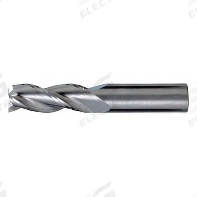 CLEVELAND Square End Mill: Carbide, 3 Flute, 1/2" Mill Dia, 3-1/8" LOC, 6" OAL (MPN C60637) - Carbide Square End Mills for Aluminum