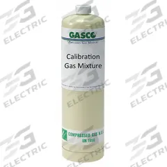 GASCO Calibration Gas: Nitrogen, Disposable, +/-5% Accuracy, CO2, Calibration Gas, Calibration Gas (MPN 34LS-34-480). Key specifications — For Use With: All OEM Gas Detectors; Background Gas: Nitrogen; Brand: GASCO; CGA Number: CGA 600; Gas Mixture: Carbon Dioxide 480 ppm; Reusability: Disposable.