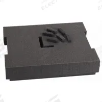 BOSCH Foam Insert: Black, 12 1/2 in Overall Wd, 15 3/4 in Overall Lg, 0 Compartments, Foam (MPN FOAM-201). Key specifications — Includes: Pre-Cut Foam Insert for LBOXX-2; Material: Foam; Brand: BOSCH; Color: Black; Compatible Manufacturer Model Number: L-Boxx-2; Product Type: Foam Insert.