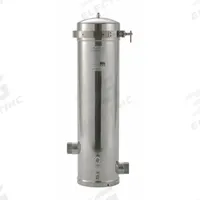 3M AQUA-PURE Water Filter Housing: 2 in, NPT, Male, 39 1/2 in Overall Ht, 12 in Overall Dia, Silver (MPN 4808715). Key specifications — Housing Material: 316L Stainless Steel; Housing Color: Silver; Brand: 3M AQUA-PURE.