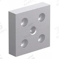 Base Plate: 10 Series, Aluminum, 2 in x 1/2 in x 2 in, Drop-In, Quad, Adj (MPN 2131). Key specifications — Includes Fasteners: No; Mounting Type: Drop-In; System of Measurement: Inch; Finish: Anodized; Brand: 80/20; Material: Aluminum; Product Type: Center Tap Base Plate; Adjustable: Yes.