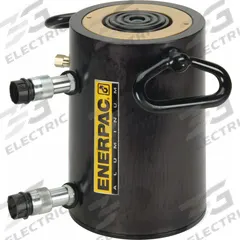 ENERPAC Hydraulic Ram: Double Acting, 150 ton Nominal Capacity, 4 in Nominal Stroke Lg, Aluminum (MPN RAR1504). Key specifications — attr98927: ENERPAC.