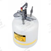 JUSTRITE HPLC Waste Can: 5 gal Can Capacity, Stainless Steel Fitting Material, 2 Fittings (MPN TF12755). Key specifications — Seal Material: EDPM; Brand: JUSTRITE; Can Material: Polyethylene; Fitting Material: Stainless Steel.