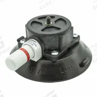 WOOD'S POWR-GRIP Suction Cup Mount: Suction Cup Mount, 40 lb Max Load Capacity, Threaded Stud (MPN LJ45AMP1420T38L). Key specifications — Compatible Surface Type: Flat Surfaces; Brand: WOOD'S POWR-GRIP; Mounting Thread Size: 1/4"-20; Release Mechanism: Pull Tab.