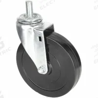 APPROVED VENDOR Stem Caster: Swivel, 6 in Wheel Dia., 1 1/4 in Wheel Wd, Rubber, 1 1/4 in Stem Lg (MPN 32J978). Key specifications — Brand: APPROVED VENDOR; Thread Size: 5/8"-11; Roll Up: Swivel.