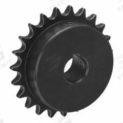 TSUBAKI Single Strand Sprocket: 40, For 1/2 in Chain Pitch, 7/8 in Bore Dia, 23 Teeth, Steel (MPN 40B23FP). Key specifications — Brand: TSUBAKI.