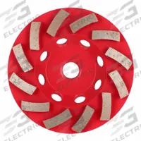 MILWAUKEE Diamond Segment Cup Grinding Wheel: Turbo, 4" Dia, 5/8"-11 Arbor, 12 Segment, Diamond Max (MPN 49-93-7780). Key specifications — Series: Diamond Max™; Brand: MILWAUKEE.