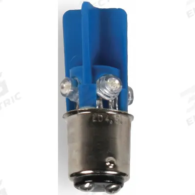 EDWARDS SIGNALING Compact LED Bulb: LED, Double Contact Bayonet (BA15d), (T) Tubular, T3-1/4 - BA15d Double-Contact Bayonet Base Lamps
