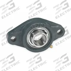 DAYTON 2 Bolt Flange Bearing: Radial Ball, 1 7/16 in Bore, Cast Iron, Set Screws, 6 11/32 in Lg (MPN 3FCN8). Key specifications — Bore Type: Cylindrical; Brand: DAYTON; Lubricant Material: NLGI #2 Equivalent; Mounting Bolt Size: 1/2 in; Split Housing: Not Split; System of Measurement: Inch.