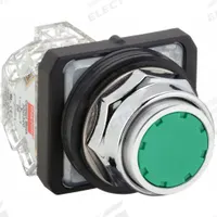 DAYTON Flush Push Button Operator: Non-Illuminated, Flush Profile, Metallic, 30 mm, 1NO/1NC (MPN 30G438). Key specifications — Brand: DAYTON; Action: Momentary; Series: Dayton; Terminal Connection: Pressure Plate; Push Button Material Type: Metallic.