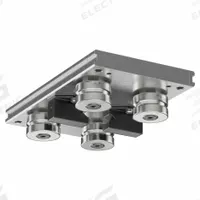 HEPCOMOTION GV3 Carriage: For 25 mm Rail Wd, Roller, GV3 Std Carriage, 28.1 mm Carriage Ht, Aluminum (MPN AU2525L135LBDR). Key specifications — Carriage Material: Aluminum; Roller Material: Stainless Steel; Size: 25; Brand: HEPCOMOTION; Features: Slide Lubricators; Type: GV3 Standard Carriage.