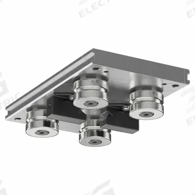 HEPCOMOTION Carriage: For 25 mm Rail Wd, Roller, GV3 Std Carriage, 28.1 mm Carriage Ht - HepcoMotion GV3 Roller Carriages
