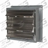 Shutter Mounted Hazardous Location Exhaust Fan: 18 in Blade, 1 Speed, 1/3 hp, 3,200 cfm, 115V AC (MPN SD18-XPF). Key specifications — Hazardous Location Class: Class I, Group C and D; Class II, Group F and G; Brand: CANARM; Motor Enclosure: Totally Enclosed Fan Cooled; Frame Material: Steel; Number of Speeds: 1; Frame Finish: Powder Coated; Nameplate Voltage: 115V AC.