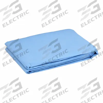 DYNAREX Sterile Burn Sheet: Poly-Tissue, Blue, 60 in Wd - Sterile Burn Sheets