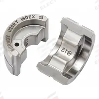 BURNDY Upper and Lower Crimping Die: 2/0 AWG Copper Lug, YA/YS, 1 Sizes, 12 ton Max Crimping Force (MPN U26RT). Key specifications — attr511073: YS; attr511072: Copper; attr473934: BURNDY; attr511069: Black; attr542116: 2/0 AWG Copper Lug; attr511067: PAT750.