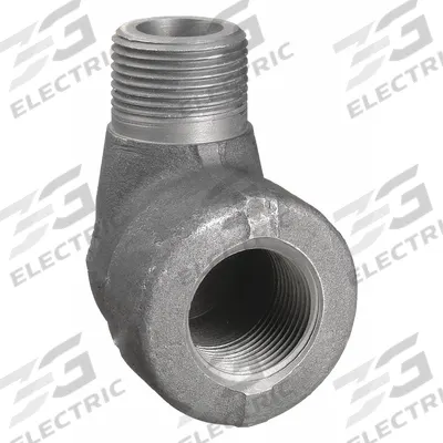 ANVIL Metal Pipe Elbow: 3/4 in x 3/4 in, Female NPT Threaded x Male NPT Threaded - Threaded High-Pressure Pipe Fittings