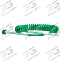 MAXTEC Oxygen Hose: Oxygen, Single Coil, Straight, Green, 1/4 in Dia (MPN R129P62). Key specifications — Compatible Machine: Ventilator; Hose Design: Straight; Outlet Connection Type (Oxygen): DISS; Outlet Connection Gender (Oxygen): Female; Manufacturer Part Number: R129P62; Color: Green; Compatible Gas Type: Oxygen; Brand: MAXTEC.