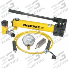 ENERPAC Standard Ram and Pump Set: 10 ton Cylinder Nominal Capacity, 2 1/8 in Cylinder Stroke (MPN SCR102H). Key specifications — attr96781: RC102; attr96779: 4Z485 (Mfr. No. RC102); attr96780: 6W462 (Mfr. No. P392); attr98877: ENERPAC.