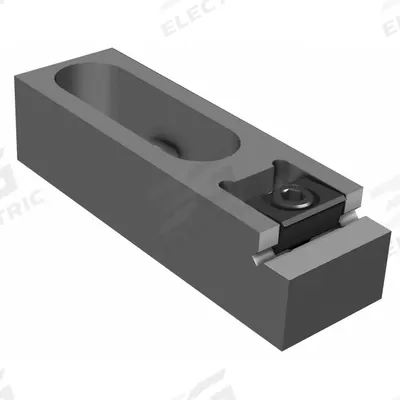 MITEE-BITE PRODUCTS INC Slotted Modular Pitbull Clamp: Steel, Knife Face - Slotted Modular Low-Profile Fixture Clamps