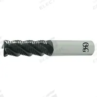 OSG Roughing End Mill: Carbide, TiAlN Coated, 4 Flute, 1/2" Mill Dia, 5/8" LOC, 0.03" Rad (MPN 20150511)