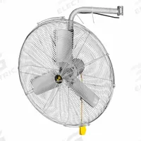 JAN FAN Mounted Fan: 30 in Blade Dia, 115 V, 1/4 hp Motor HP, Ceiling/Floor/Wall Mount, Bracket (MPN JF-BMF30-DCS-S). Key specifications — Brand: JAN FAN; Voltage: 115 V; Number of Speeds: 2; Fan Mounting Location: Floor; Oscillation: Non-Oscillating; Mounting Type: Bracket.