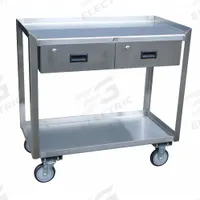 JAMCO Corrosion-Resistant Stainless Steel Mobile Workstation: Fixed Ht, 36 in x 18 in (MPN YR136U500). Key specifications — Brand: JAMCO.