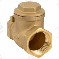 APPROVED VENDOR Swing Check Valve: Swing, Inline Valve Body, 1 in Pipe Size, FNPT x FNPT, Brass, Std (MPN 6VDT5). Key specifications — Brand: APPROVED VENDOR.