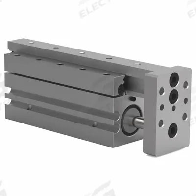 DE-STA-CO Mini Power Slide: 38 mm Stroke Lg, 11.1 mm Bore Dia, Mfr Part # MPS-1M-3 - Pneumatic Linear Ball Rail Slides
