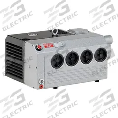 ELMO RIETSCHLE Vacuum Pump: 5 hp, 3 Phase, 230/460V AC, 70.6 cfm Free Air Displacement, VCS 100. Key specifications — attr51477: VCS 100; attr51480: ELMO RIETSCHLE; attr51504: NPT; attr51550: 230/460V AC; attr51554: NPT; attr51559: 3.