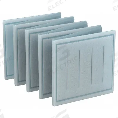 GRAINGER Link Air Filter: 25 in x 20 in x 1 in, 20 in Section Wd, 9 Sections, 3 Ply - MERV 8 Link Air Filters