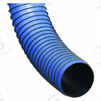 Industrial Ducting Hose: 12 in Hose Inside Dia., 25 ft Hose Lg, 6 psi, 8.3 in Bend Radius (MPN 0658-1200-0601). Key specifications — Temp. Range: -60° to 275°F; Brand: HI-TECH DURAVENT.