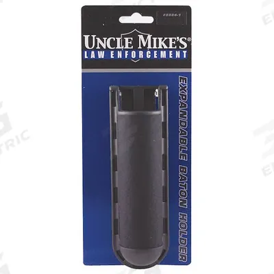 UNCLE MIKES UNCLE MIKE'S Baton Holder: Black, Nylon - Duty Equipment Pouches