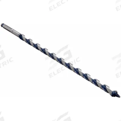BOSCH Hybrid Drill Bit: 3/8 in Drill Bit Size, 17 1/2 in Overall Lg, Hex Shank - Hybrid Spur & Ship Auger Drill Bits