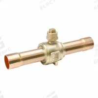 MUELLER Refrigerant Ball Valve: 230 Cv, 2 5/8 in Female Sweat, No Access Port, No Relief Port (MPN A 17871). Key specifications — Brand: MUELLER; Access Port: No; Relief Port: No; A2L Compatible: Yes.